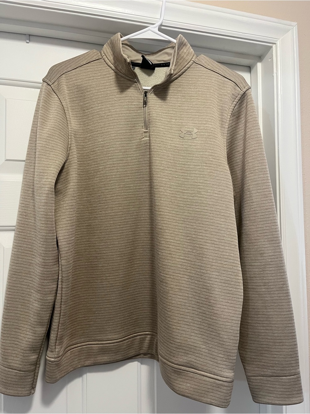 Storm Men's Quarter-Zip Sweater - Tan
